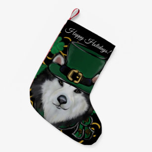 Calcetín Navideño Pequeño Malamute de Alaska   