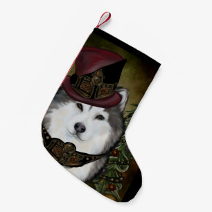 Calcetín Navideño Pequeño Malamute de Alaska