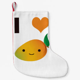 Calcetín Navideño Pequeño Mango del corazón