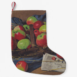 Calcetín Navideño Pequeño Manzanas (por Félix Vallotton)