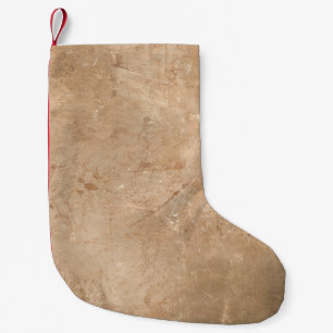 Calcetín Navideño Pequeño Marble de lujo natural Efecto Dibujo oriental anti