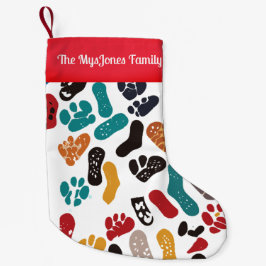 Calcetín Navideño Pequeño Marcas Minimalistas retro personalizadas