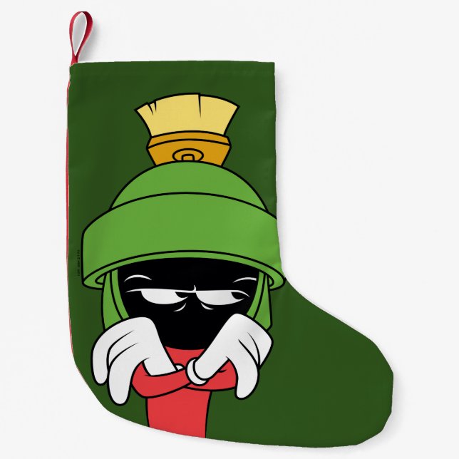 Calcetín Navideño Pequeño MARVIN THE MARTIAN™ Pout (Anverso)
