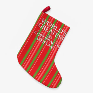 Calcetín Navideño Pequeño Media auxiliar de la quiropráctica más grande de