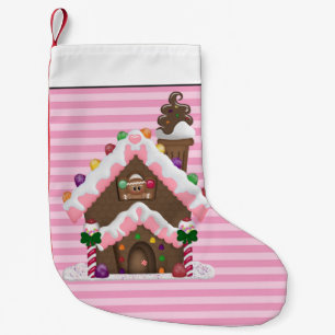 Calcetín Navideño Pequeño Media del dibujo animado del día de fiesta del pa