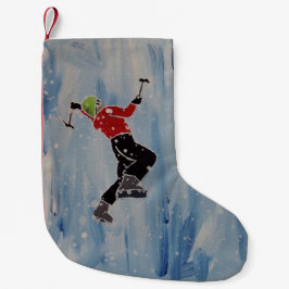 Calcetín Navideño Pequeño Media que sube del hielo