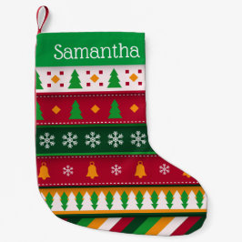 Calcetín Navideño Pequeño Medias de Navidad festivas