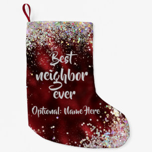 Calcetín Navideño Pequeño Mejor vecino