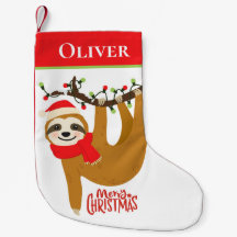 Merry Christmas Sloth | Vacaciones personalizadas