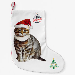 Calcetín Navideño Pequeño Mi amigo felino