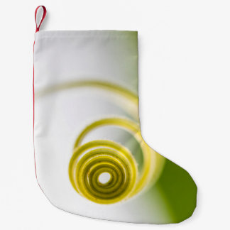 Calcetín Navideño Pequeño Microfotografía del tallo de la planta