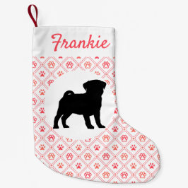 Calcetín Navideño Pequeño Modelo rojo personalizado de la teja de la