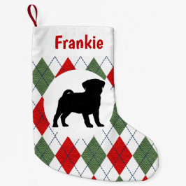 Calcetín Navideño Pequeño Modelo rojo y verde del barro amasado