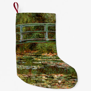 Calcetín Navideño Pequeño Monet Puente Japonés Giverney
