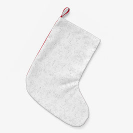 Calcetín Navideño Pequeño Monochrome Floral Pattern – Elegant Seamless Art