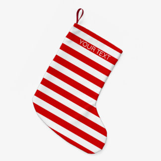 Calcetín Navideño Pequeño Monograma del nombre de la banda pregrapa horizont
