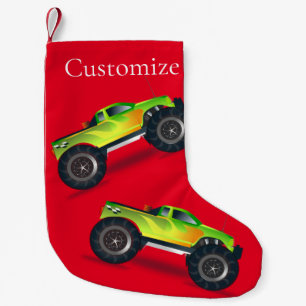 Calcetín Navideño Pequeño Monster Truck Thunder_Cove