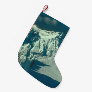 Calcetín Navideño Pequeño Montañas suizas nevadas