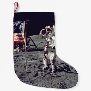 Calcetín Navideño Pequeño Moonwalk Apolo 17