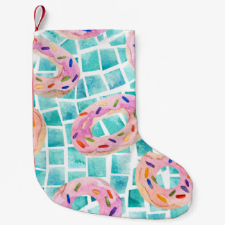 Calcetín Navideño Pequeño Mosaico acuático flotante de piscina de verano