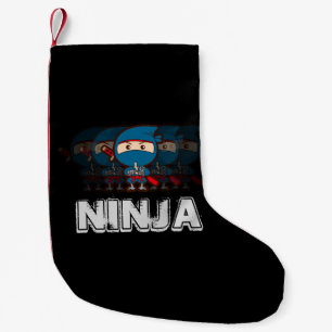 Calcetín Navideño Pequeño Muchacho de Ninja