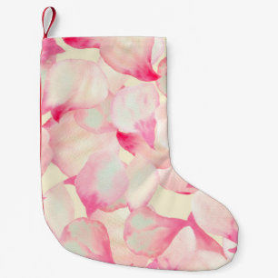 Calcetín Navideño Pequeño Naturaleza del florecimiento rosa. Naturaleza de l