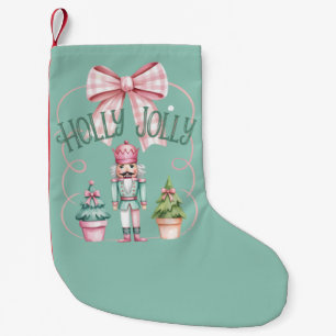 Calcetín Navideño Pequeño Navidad Alegremente Fiesta Cascanueces Coqueta Ele