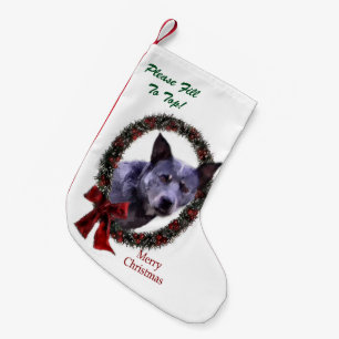 Calcetín Navideño Pequeño Navidad australiano del perro del ganado