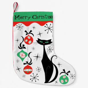 Calcetín Navideño Pequeño Navidad de navidad y navidad retro