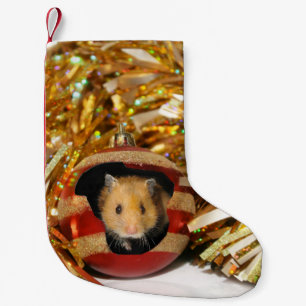 Calcetín Navideño Pequeño Navidad del hámster