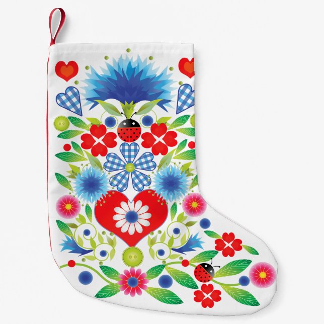 Calcetín Navideño Pequeño Navidad Folfest (Anverso)