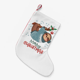 Calcetín Navideño Pequeño Navidad Perezoso Perezoso
