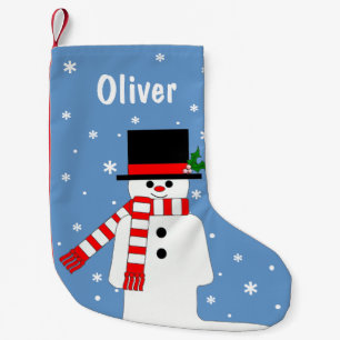 Calcetín Navideño Pequeño Navidad personalizado que almacena para Oliverio