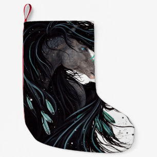 Calcetín Navideño Pequeño Navidad que almacena el caballo majestuoso Bihrle