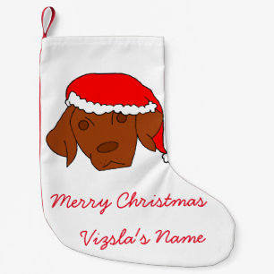 Calcetín Navideño Pequeño Navidad Vizsla