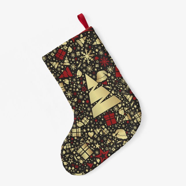 Calcetín Navideño Pequeño Navidades (Anverso (colgado))