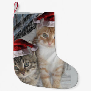Calcetín Navideño Pequeño Navidades adorables gatos tabús