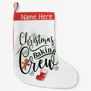 Calcetín Navideño Pequeño Navidades Baking Crew