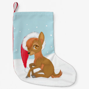 Calcetín Navideño Pequeño Navidades bebés renos