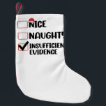 Calcetín Navideño Pequeño Navidades Bonita evidencia insignificante<br><div class="desc">Navidades Bonita evidencia insignificante</div>