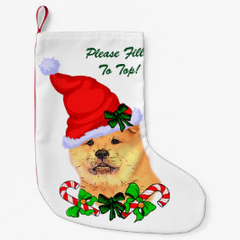 Calcetín Navideño Pequeño Navidades Chow Chow