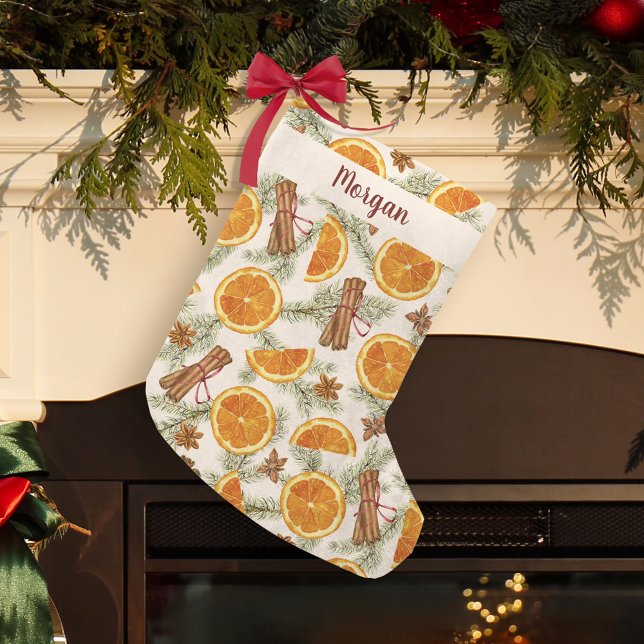 Calcetín Navideño Pequeño Navidades Citrus Slices Spice (Subido por el creador)