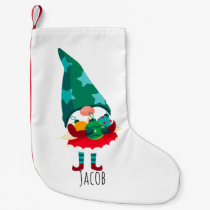Calcetín Navideño Pequeño Navidades con adornos navideños