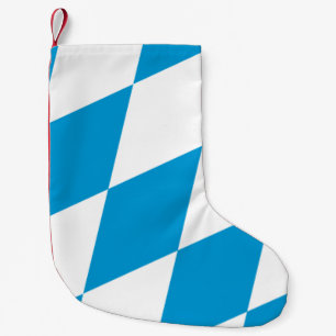 Calcetín Navideño Pequeño Navidades con bandera de Baviera