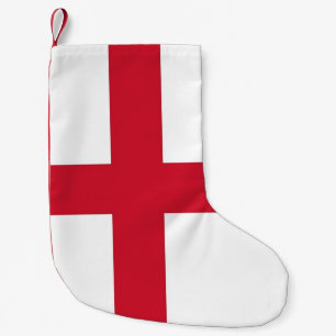 Calcetín Navideño Pequeño Navidades con bandera de Inglaterra
