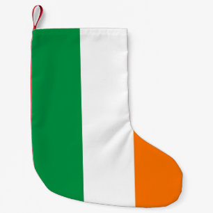 Calcetín Navideño Pequeño Navidades con bandera de Irlanda