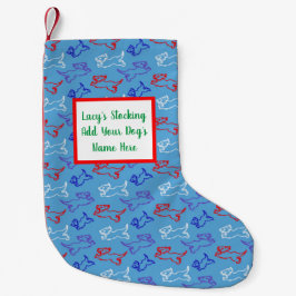 Calcetín Navideño Pequeño Navidades de acciones personalizadas - poblaciones