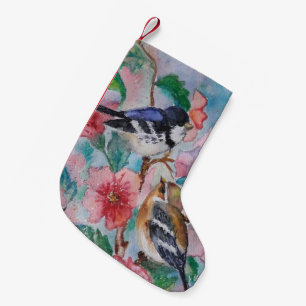 Calcetín Navideño Pequeño Navidades de Aves Cutas Alzando