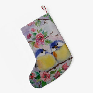 Calcetín Navideño Pequeño Navidades de Aves Cutas Alzando