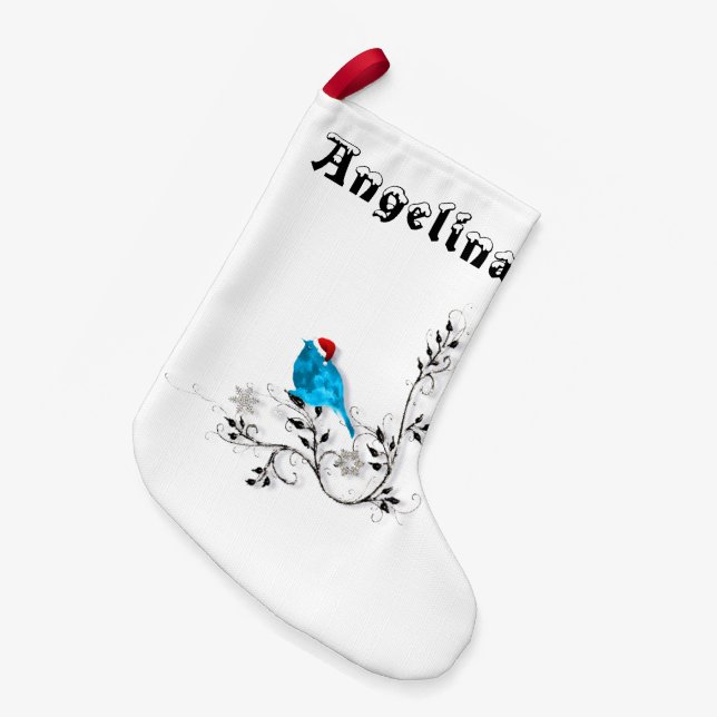 Calcetín Navideño Pequeño Navidades de Bluebird (Frente (Colgado))